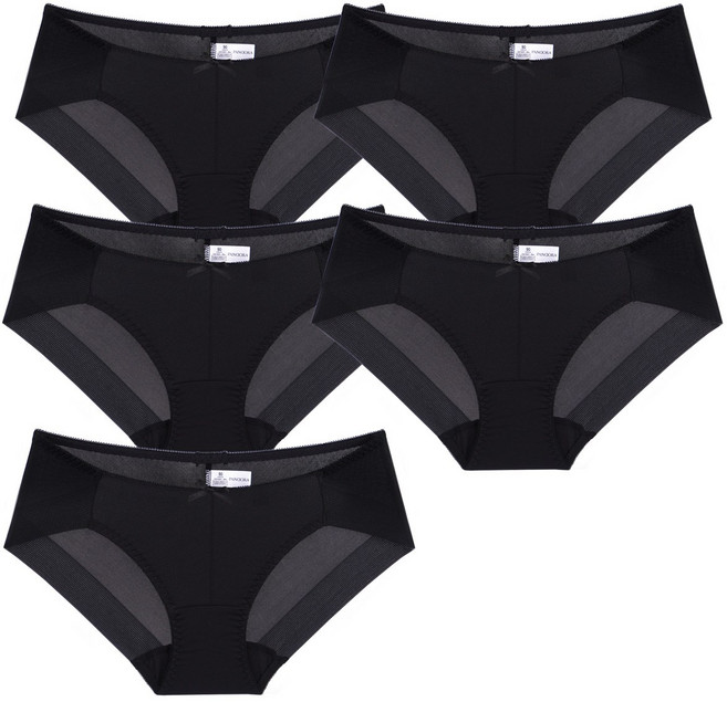 판도라by비비안 베이직 헴라인 미디팬티 5매