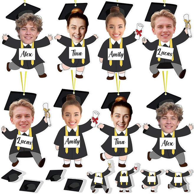 70PCS 졸업 액자 장식품 DIY 걸이 사진 공예지