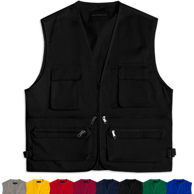 엠엔씨 남성용 사계절 멀티포켓 TC조끼 MDJK149HI