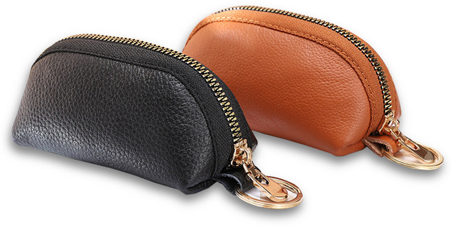 가죽 도장 케이스 파우치 도장집, 1개, 블랙