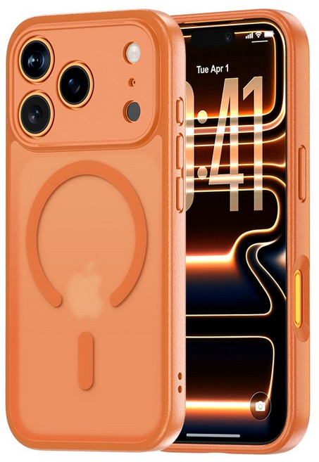 BAOHUZHE 맥세이프 핸드폰 풀옵션 하드 범퍼 케이스 호환 아이폰