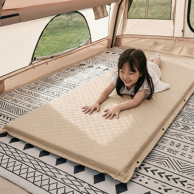 KAIROS OUTDOOR 자충매트 캠핑 휴대용 자충 오토펌프 에어매트, 190x65