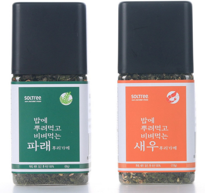 [고서임] 밥에 뿌려먹고 비벼먹는 해초 후리가케 (톳/ 새우 / 파래) 골라주세요, 2개가 1세트, 새우후리가케 + 파래후리가케