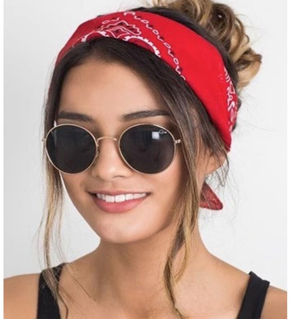 세이아 페이즐리 반다나 스카프 세트