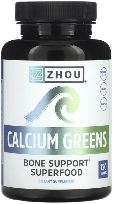 Zhou Nutrition 녹색 칼슘 120정, 1개 - 쿠팡