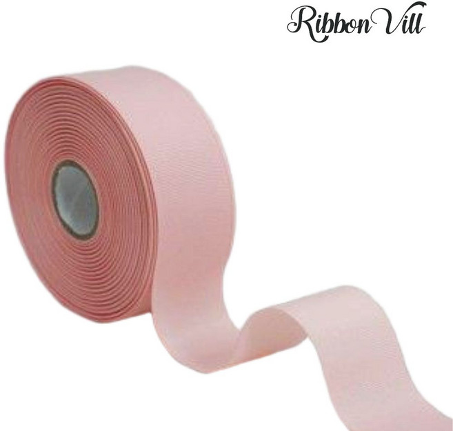 리본빌 고급 국산 무광 골직 리본 5마 리본공예, 6mm, #14살핑크