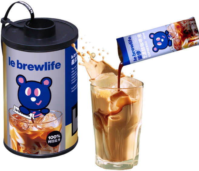 le brewlife 超濃縮義式濃縮咖啡液 桶裝 / 15入 100% 阿拉比卡咖啡豆, 15個, 15ml