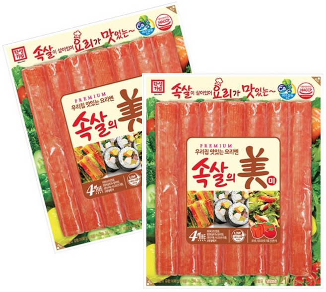 한성 속살의미 210g 5개