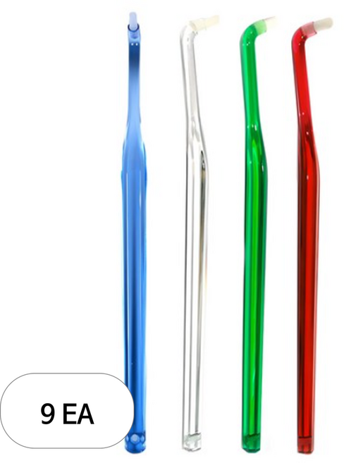 하이브코리아 큐어덴트 힐링케어 어금니칫솔 슬림모, 4개입, 9개