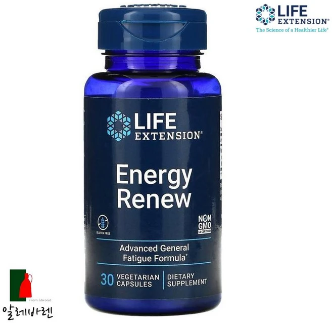 라이프익스텐션 에너지 리뉴 Energy Renew 30 Vegetarian Capsules, 베지캡슐 30개 - 쿠팡