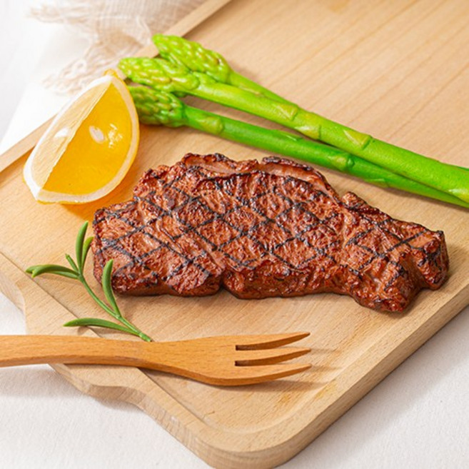 그릴 스테이크 모형