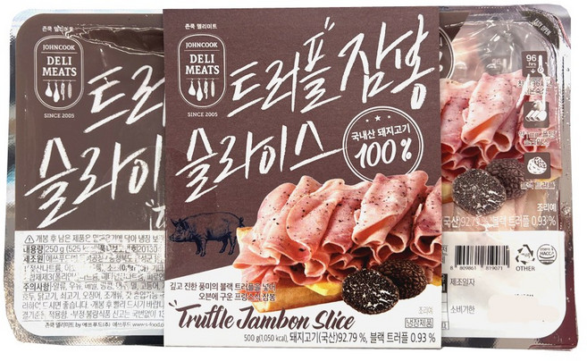 존쿡델리미트 트러플 잠봉 슬라이스, 2개, 250g