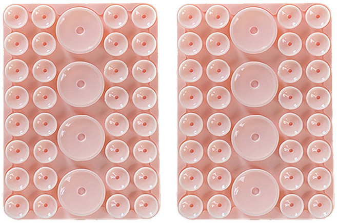 빅토리토 맥세이프 흡착력 업그레이드 문어빨판 흡착패드, 1개, 흡착형 핑크