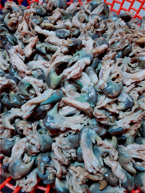 자숙전복내장3kg직접작업 청정100%완도산, 2개, 전복내장6kg500g12