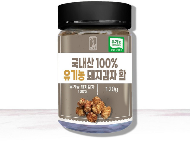국산 유기농 돼지감자환 뚱딴지환, 120g, 2개