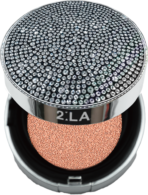 [면세점 브랜드] 투라 토닝 블랙 쿠션 팩트, 1개, 실버 크리스탈 23호