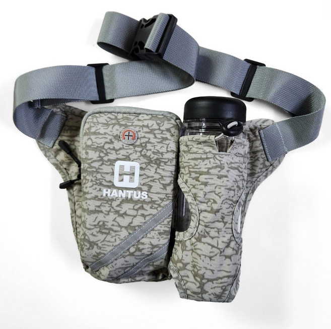 한투스 등산힙색 등산 물병 파우치 허리가방 허리쌕, 스페이스 그레이