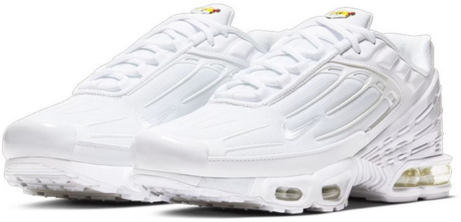 [국내매장 정품] 나이키 에어맥스 플러스 3_CW1417-100_화이트/배스트 그레이_운동화