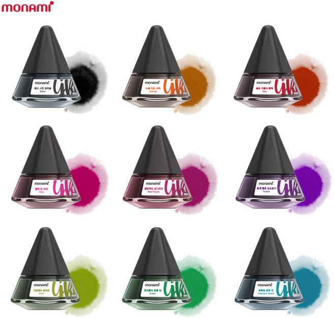 [모나미] 병잉크, 1개, 그린