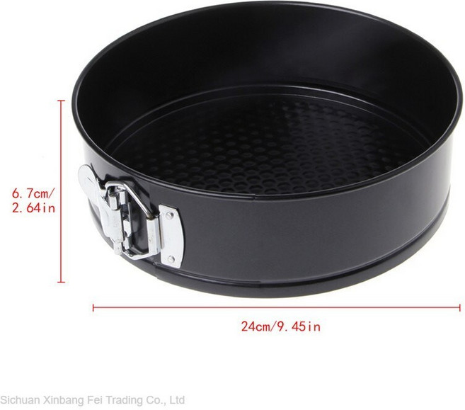 1Pc Stainless Steel 18/20/22/24/26/28cm Springform Pan Nordic Ware Nonstick Cake Mlid Maker Bakeware, 24cm, 1개, 하나