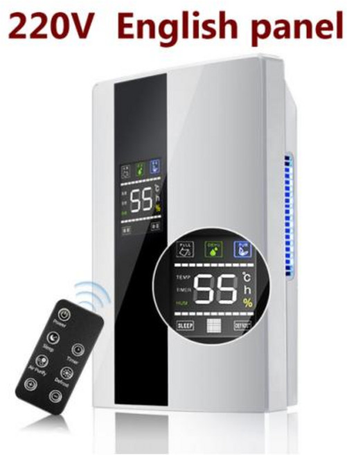 공기청정 제습기 지능형 원격 공기 건조기 습도 조절 제상 청정기 자동 차단 습기 흡수 기계 22L, 1) 220V
