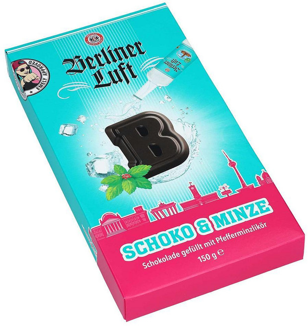 Berliner 베를리너 루프트 초콜릿 앤 민트, 150g, 1개