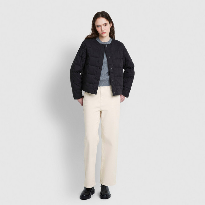 [JAJU/자주] 여 라이트 다운필 자켓_블랙