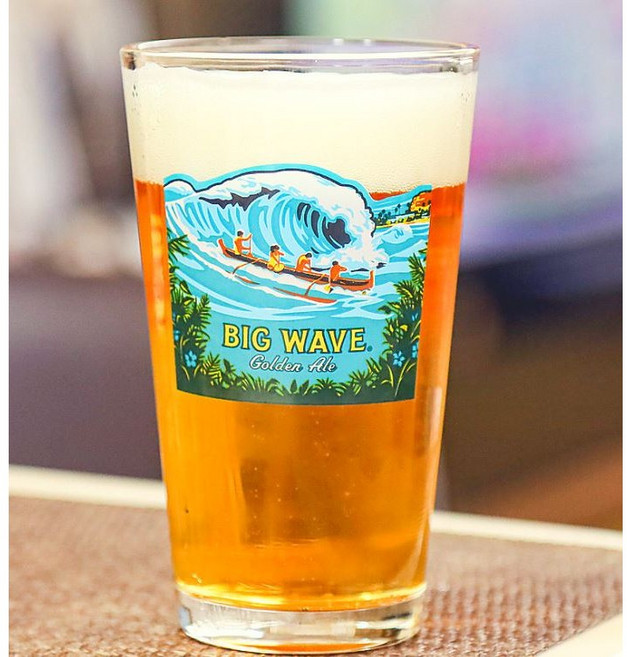 빅웨이브맥주잔 ﻿코나브루잉맥주잔, 1개