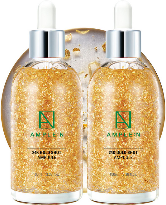 앰플엔 24K 골드샷 앰플, 100ml, 2개