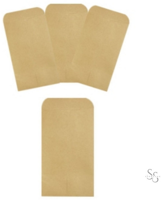 쏨숭 크라프트상품권봉투 100g15매 세로형 9x18cm 1개입 팔순잔치