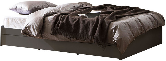 [즉시할인] 파로마 타이디2 멀티수납 침대 슈퍼싱글 인디파워 독립매트, 그레이