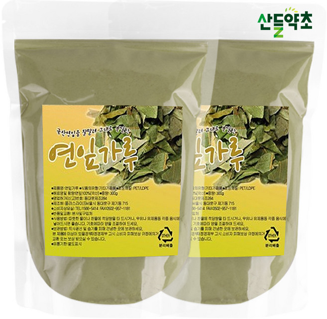 국산 연잎가루 분말 300g, 2개