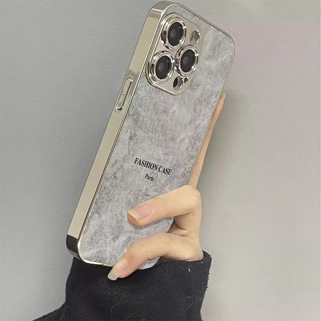 英文大理石花紋鏡面手機殼 保護殼 防摔殼 適用蘋果 iPhone 15 14 13 12 Pro max