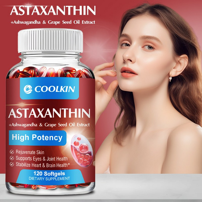 미국산 고함량 아스타잔틴 24mg 소프트젤입니다. 심혈관 건강 증진 신진대사 촉진 혈액 순환 개선 및 면역력 강화에 도움을 줍니다., 60정, 3개