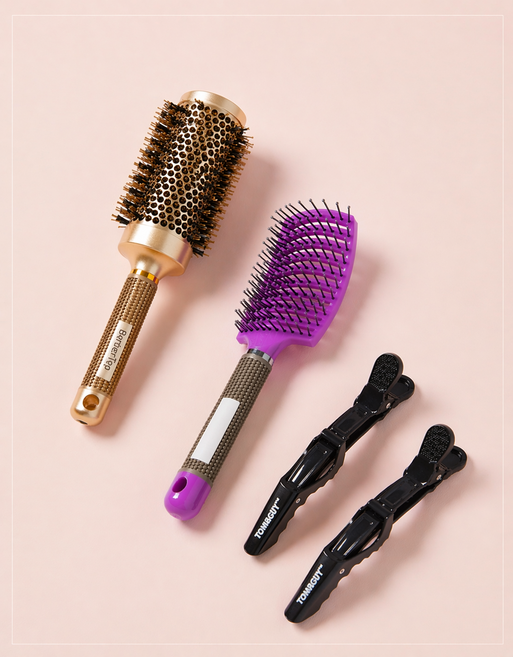 대왕롤빗 헤어롤빗 롤빗세트 왕롤빗 대형 드라이롤빗 볼륨드라이빗 앞머리 뿌리 브러쉬, 1개, 1세트