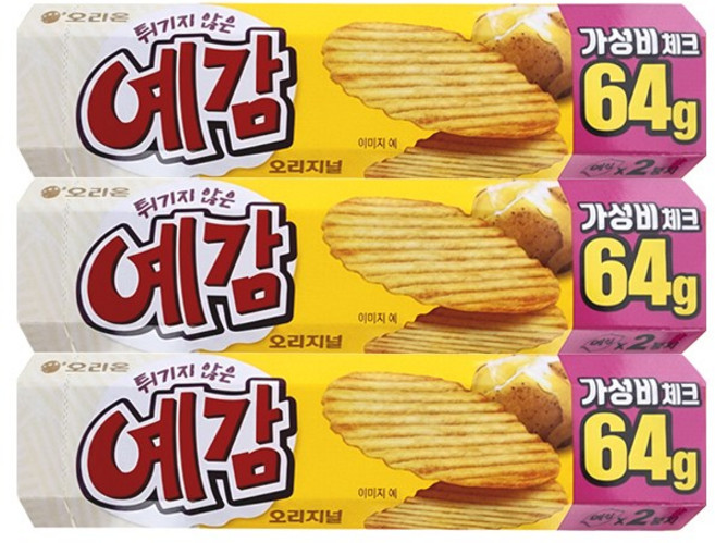 오리온 예감 오리지널, 64g, 3개