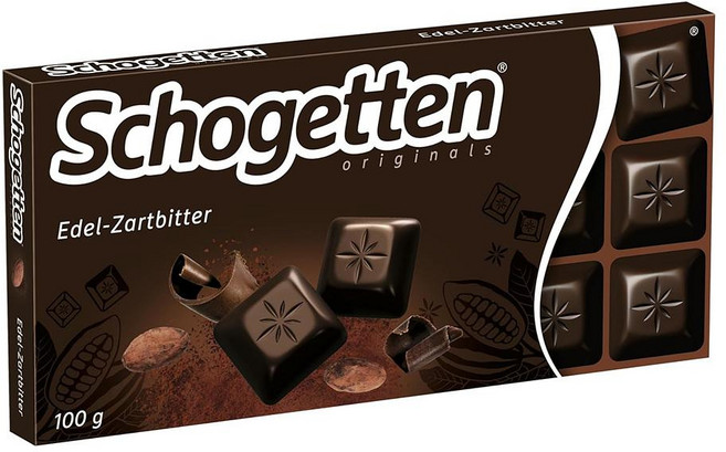 쇼게텐 다크 초콜릿 50% 카카오 100g 5팩 Schogetten Dark Chocolate (50% Cocoa) 100 g, 5개