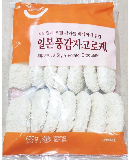 감자고로케(30gx20개 600g) 일본풍 냉동고로케, 600g, 1개