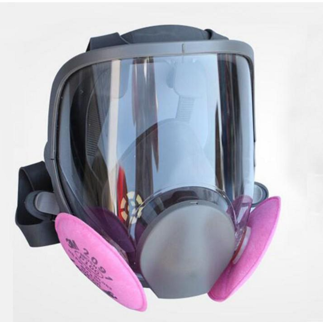얼굴 전체 페인트 보호 마스크 증기 방독면 6800, 6800+2091, 1개