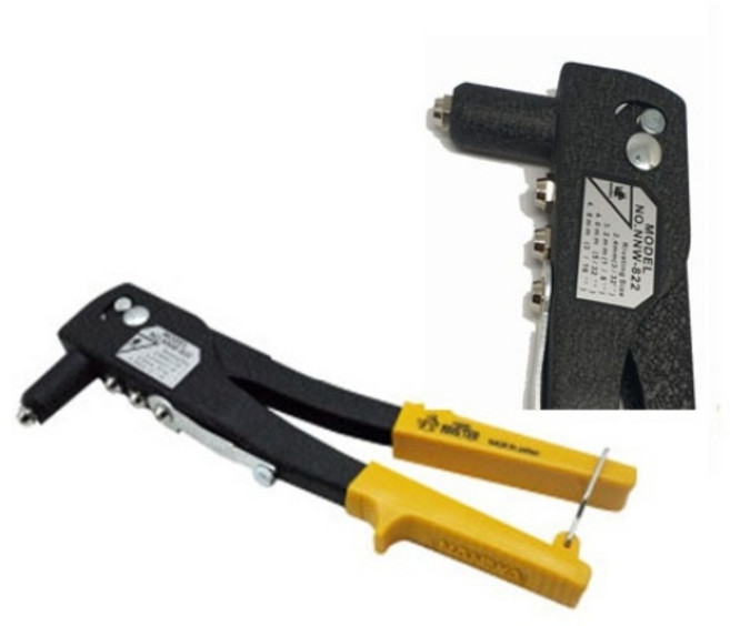 리벳 건 핸드 리베터 NANIWA 모델 NNW-822, 핸드 리벳건(NNW-822), 1개