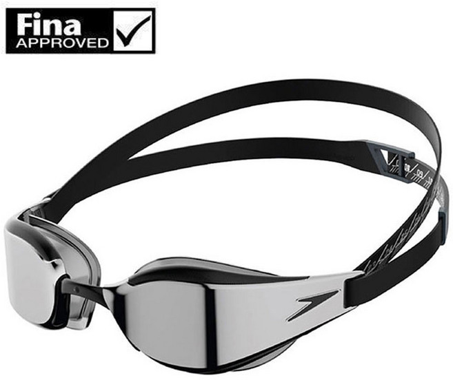 스피도 Fastskin 하이퍼 엘리트 미러 수경 (아시안핏) 8-12819F976, 블랙