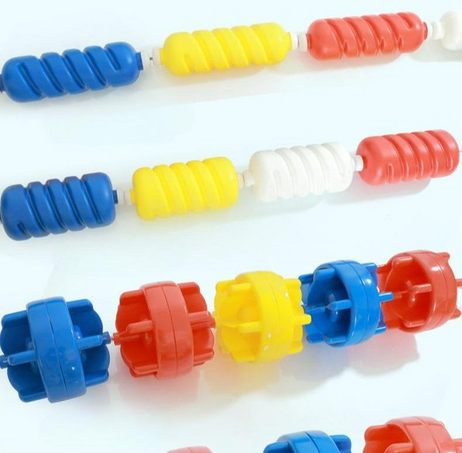 실내 수영장 코스로프 라인 부표 안전 레일 트랙 다이빙, 9cm 나선형 수영 트랙 라인-1미터