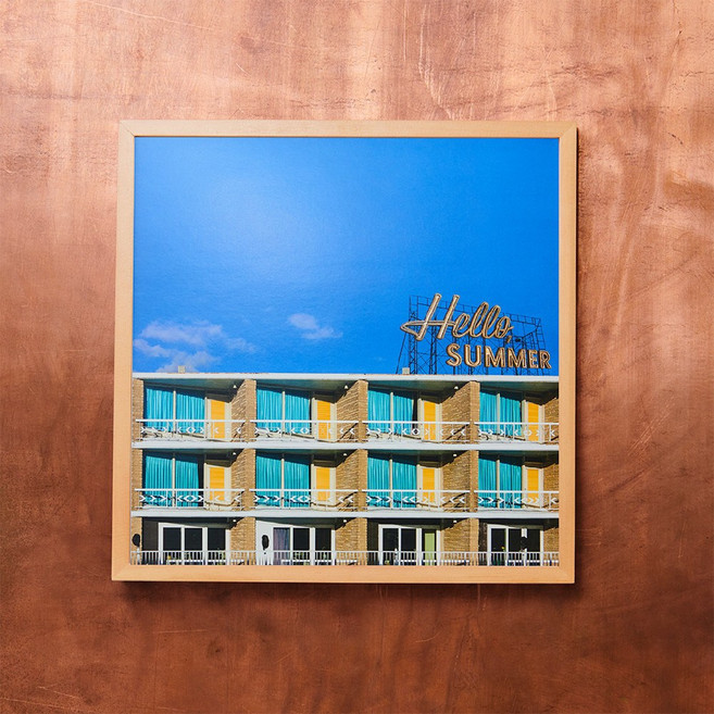 LP액자 / 슬림프레임 / PINE / 미송원목 / 레코드액자 / 사물들 vinyl frame, 1개