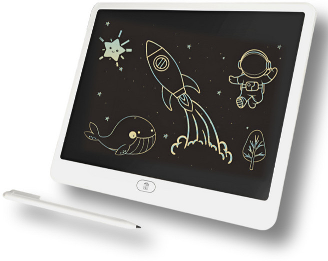 어나더토이 16 inch 전자 컬러 스케치북 LCD 드로잉패드 전자칠판 노트 스마트보드, 1개, 16인치