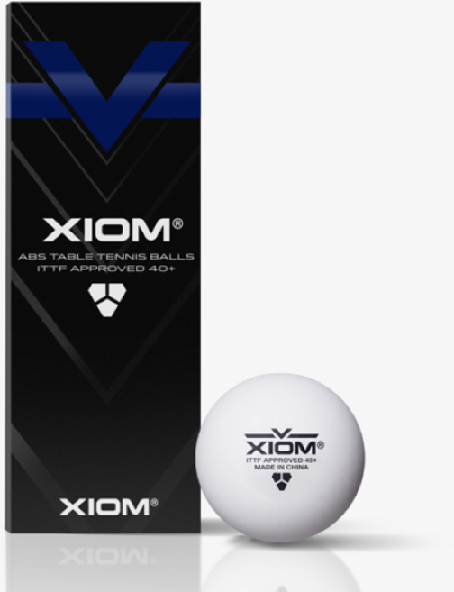 엑시옴 V시합구 3개입 / ABS 경기용 탁구공, 화이트, 1개