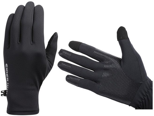 아이더세이프티 스마트폰터치 논슬립 엷은 기모 이너핏 겨울장갑, L