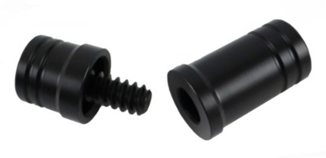 블랙 플라스틱 10산 조인트캡, 1개