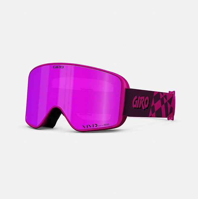 Giro Method 스키 고글 - 남성 및 여성용 스노보드 고글 - 선명한 핑크/생생한 적외선 렌즈가 있는 핑크 커버 업 스트랩, Giro Method 스키 고글 - 남성 및 여성용 스, 1개, 핑크 커버업