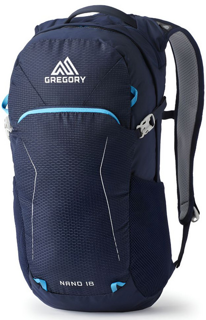 그레고리 나노18 백팩 남녀공용 등산배낭 트래킹 가방, BRIGHT NAVY