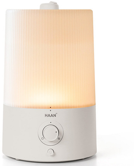 한경희생활과학 초저소음 물멍 무드등 초음파 가습기, HAAN-HD700M, 핑크 그레이